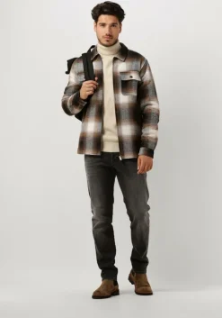 gebroken wit anerkjendt coltrui aknico solid roll neck lambswool