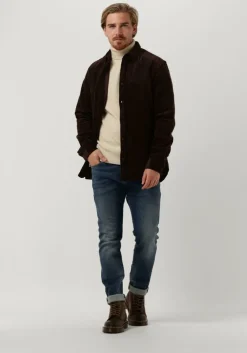 gebroken wit anerkjendt coltrui aknico solid roll neck lambswool