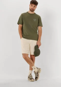 gebroken wit anerkjendt korte broek akjan corduroy shorts