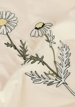 gebroken wit anerkjendt t-shirt akkiki flower emb s/s tee