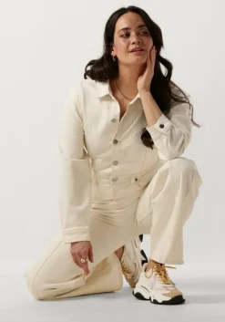 gebroken wit another label jumpsuit lauren denim jumpsuit l/s