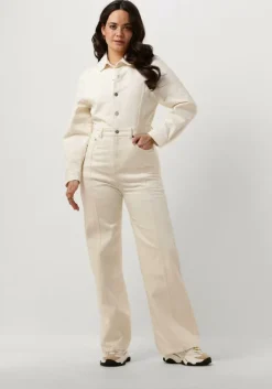 gebroken wit another label jumpsuit lauren denim jumpsuit l/s