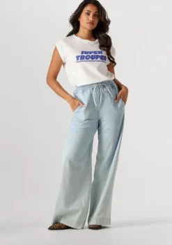 gebroken wit by-bar t-shirt thelma super drouper top