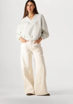 gebroken wit by-bar wide jeans jaden off white pant