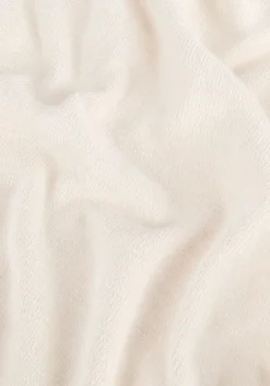 gebroken wit cast iron trui r-neck linen cotton slub blend