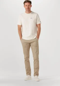 gebroken wit cast iron t-shirt regular fit peached jersey