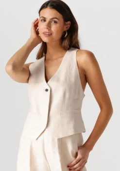 gebroken wit copenhagen muse gilet nature waistcoat