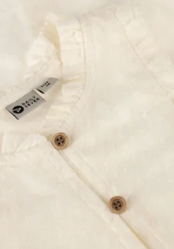 gebroken wit daily7 blouses shirt longsleeve ruffle