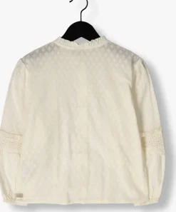 gebroken wit daily7 blouses shirt longsleeve ruffle