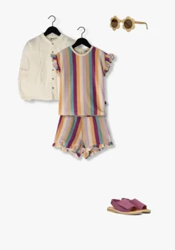 gebroken wit daily7 blouses shirt longsleeve ruffle