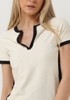 gebroken wit deblon sports t-shirt ellin t-shirt honeycomb