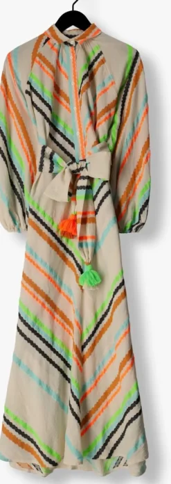 gebroken wit devotion maxi jurk opsianos