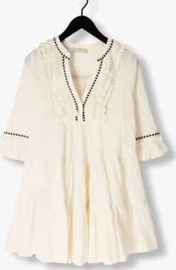 gebroken wit devotion mini jurk efisto