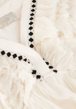 gebroken wit devotion mini jurk efisto