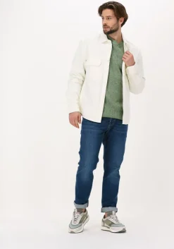 gebroken wit drykorn overshirt seled