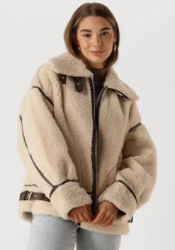 gebroken wit edited teddy jas ariana jacket