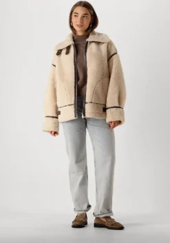 gebroken wit edited teddy jas ariana jacket