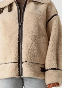 gebroken wit edited teddy jas ariana jacket