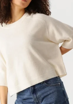 gebroken wit edited top birla knit shirt