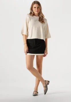 gebroken wit edited top birla knit shirt