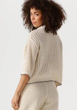 gebroken wit edited tops & t-shirts sarai polo jumper