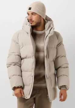 gebroken wit elvine gewatteerde jas bror