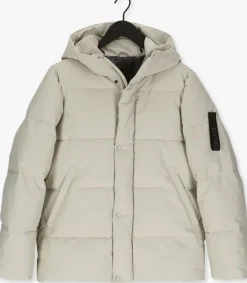 gebroken wit elvine gewatteerde jas bror