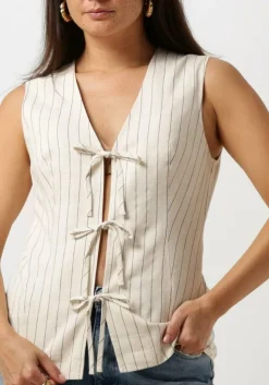 gebroken wit envii gilet enetenna