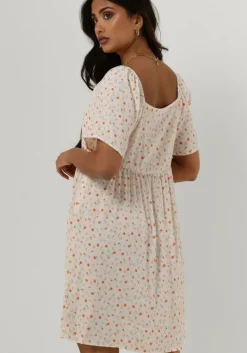 gebroken wit envii mini jurk enrome ss dress aop 7014