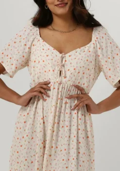 gebroken wit envii mini jurk enrome ss dress aop 7014