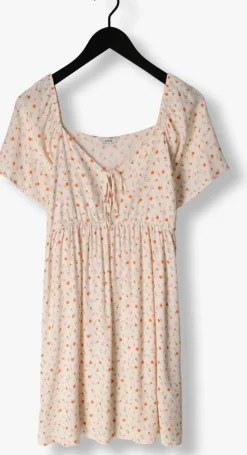 gebroken wit envii mini jurk enrome ss dress aop 7014