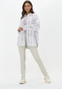 gebroken wit est'seven chino est'chino stretch leather