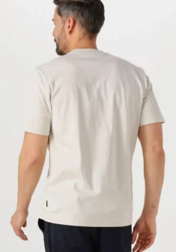 gebroken wit genti t-shirt t-shirt ss j2040-1223