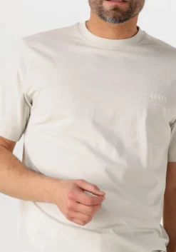 gebroken wit genti t-shirt t-shirt ss j2040-1223