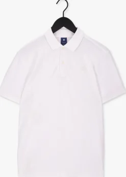gebroken wit g-star raw polo dunda slim polo s/s