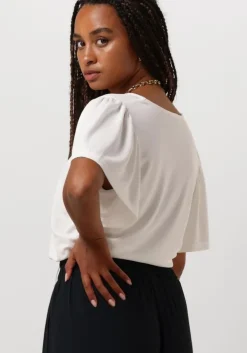 gebroken wit minus top rianne v-neck t-shirt