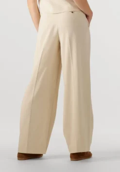 gebroken wit msch copenhagen wijde broek mschrosina michelle hw pants