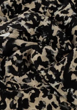 gebroken wit msch copenhagen midi jurk mschrhian dress aop