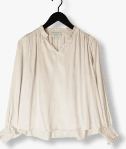 gebroken wit neo noir blouses lucie satin blouse