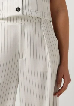 gebroken wit neo noir pantalon alessandra pinstripe pants