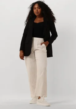 gebroken wit neo noir pantalon astra simple stripe pants