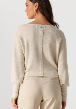 gebroken wit nukus top batwing pullover lurex