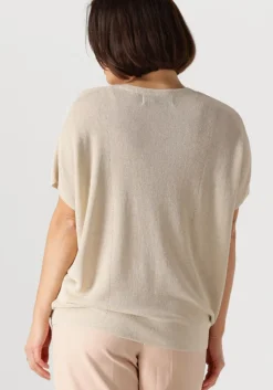 gebroken wit nukus top dina top lurex