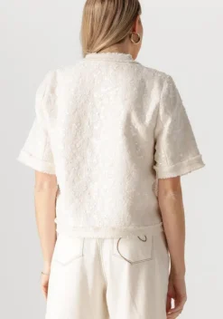 gebroken wit nukus top sara blazer paillet