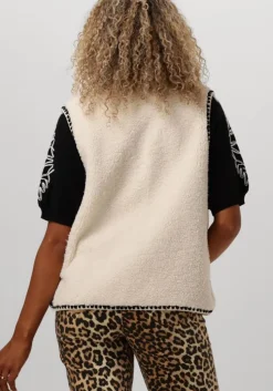 gebroken wit object gilet objpauline waistcoat