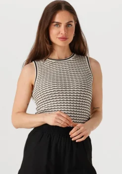 gebroken wit object top objester re pattern tank top div