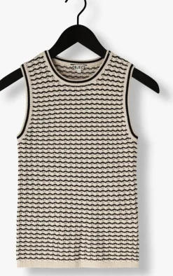 gebroken wit object top objester re pattern tank top div
