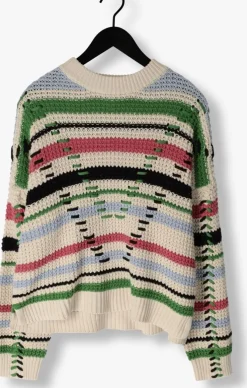 gebroken wit object trui objtuja knit l/s oz pullover