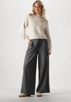 gebroken wit object trui objsida knit l/s re pullover