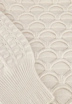 gebroken wit object trui objsida knit l/s re pullover